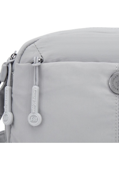 Smart Bags Mikro Poly Kumaş Mini Boy Postacı Kadın Çantası 3339 Gri