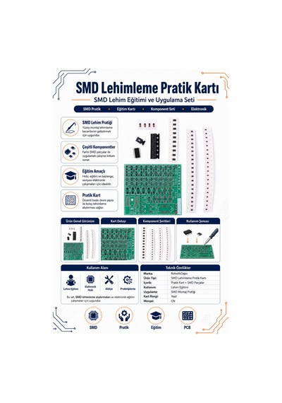 Smd Lehimleme Pratik Kartı