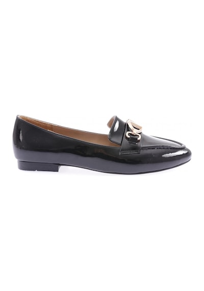 Dgn 154-22k Kadin Üzeri V Toka Loafer 154-1974-R7749 Siyah