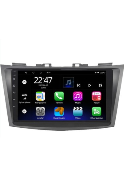 Foxus Suzukı Swıft 2012 4gb Ram 64gb Hafıza Android Dokunmatik Ekran Oto Teyp - Carplay Wifi Gps Bluetooth Kamera Destekli Oem