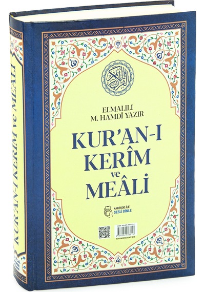 Kuranı Kerim Türkçe Mealli Orta Boy Lacivert - Qr Kodlu, Sesli Dinleme