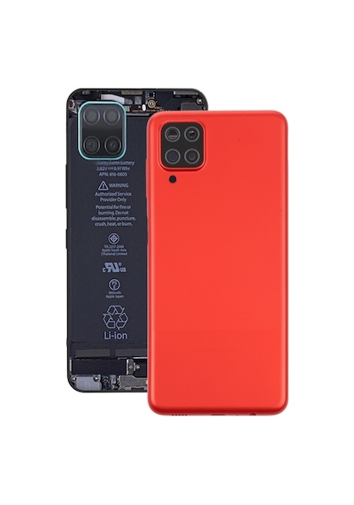 Cbtx Samsung Uyumlu Galaxy A12 Pil Arka Kapağı Kırmızı