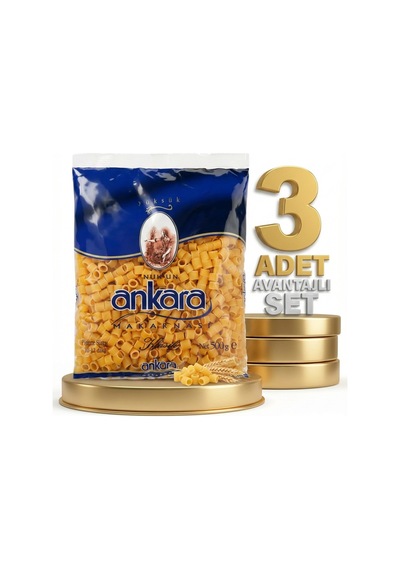 Ankara Yüksük Makarna 3x500 Gr