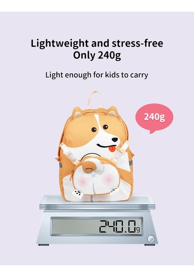Supercute Two İn One Sırt Çantası - Shiba Dog Turuncu