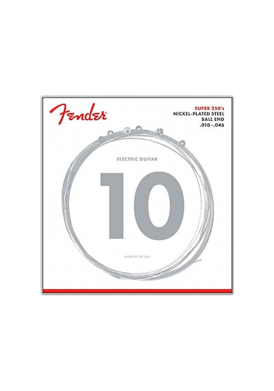 Fender Super 250 S Steel Ball End 10-46 Elektro Gitar Tel Set