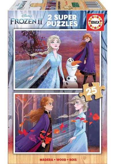Educa 2X25 Parça Frozen 2 Yapboz