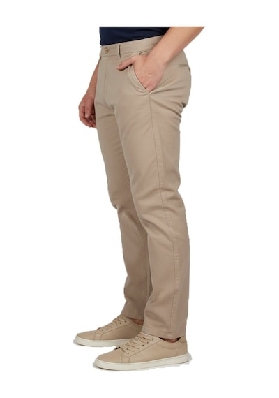 Twister Jeans Twister Crespo 680 Bej Rahat Kesim Normal Bel Dar Paça Erkek Kanvas Pantolon