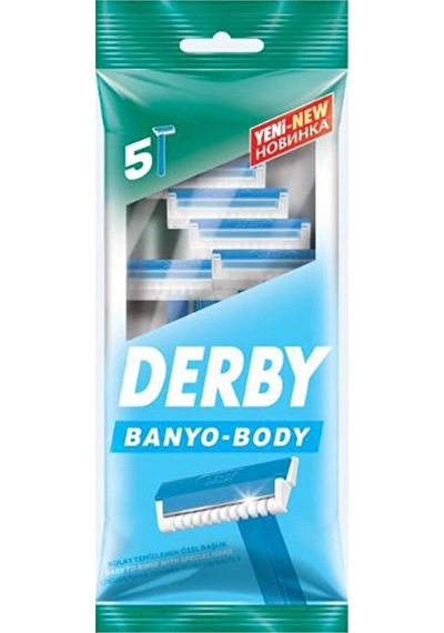 Derby 5 Lı Poşet Banyo Tıraş Bıçağı