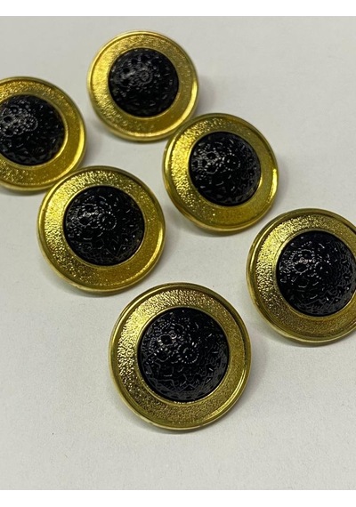 Trençkot Ve Yelek Düğmesi / Plastik Gold Ve Çerçeve 6'lı / 2 Cm