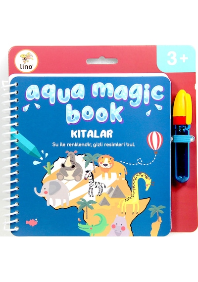 Aqua Magic Kıtalar Sihirli Boyama Kitabı