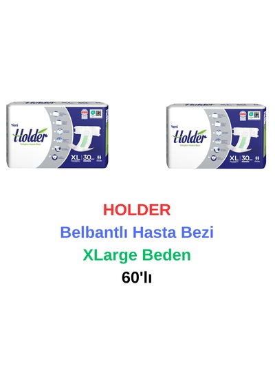 Holder - Belbantlı Hasta Bezi Xlarge Beden 60'lı XL