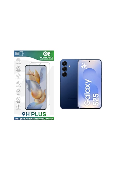 Samsung Galaxy S25 Ekran Koruyucu 9h Esnek Nano Cam Tam Uyumlu Şeffaf