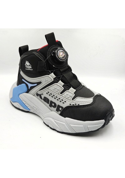 Kappa Kp-4073f Gri Siyah Makara Bağcıklı Outdoor Su Geçirmez Erkek Çocuk Spor Bot