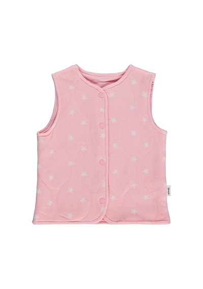 Civil Baby Yıldız Empirme 3-18 Ay Yelek - Pembe Gül Pembe