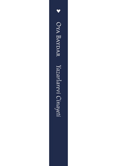 Yazarlarevi Cinayeti - Oya Baydar - Can Yayınları