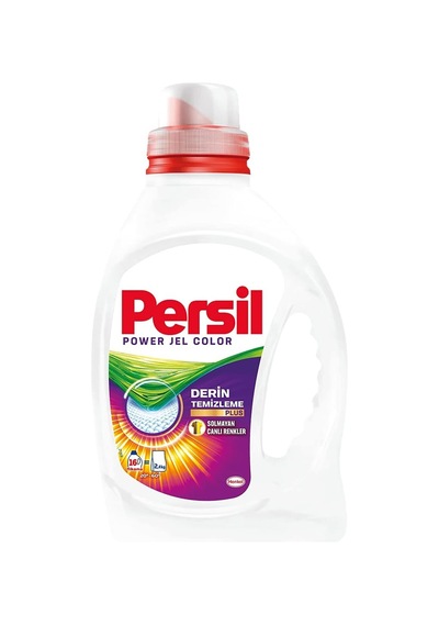 Power Jel Color Derin Temizleme Plus 16 Yıkama Renkliler İçin Sıvı Çamaşır Deterjanı 1 X 1040 Ml 0.75 LT - 2.5 LT - 12 KG