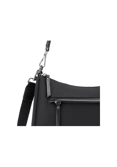 Smart Bags Twill Dimi Kumaş Kadın Omuz Çantası 3325 Siyah