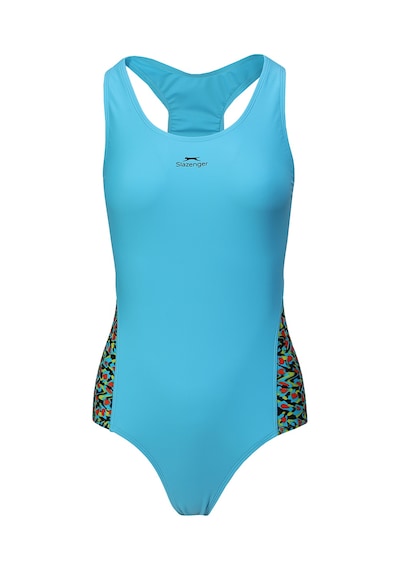 Slazenger SPL RacerBack Kadın Mayo Mavi / Siyah