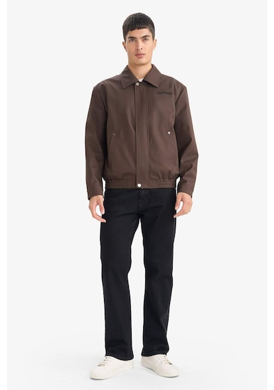 Defacto Oversıze Polo Yaka Su Geçirmez Mont F8470ax26spbn151 Kahve-bn151