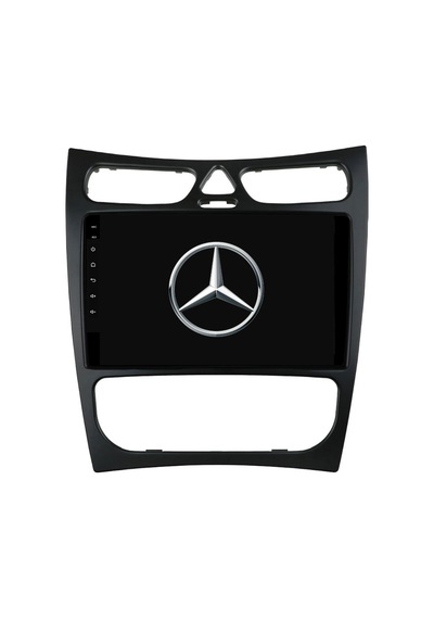 Mercedes Clk Araç Multimedya Android Ekran Carplay Navigasyon Double Teyp 4+64 9" 03-05 Black Fımex 9"