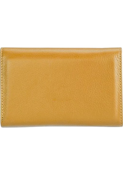 Mft Leather Hakiki Deri Cüzdan Grande 2628 Sarı
