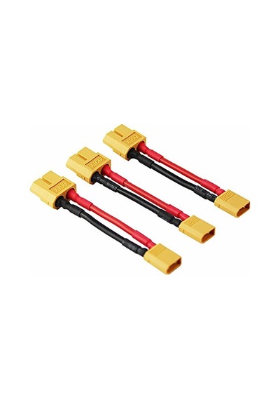 3 Adet Erkek Xt-30 Kadın Xt-60 Fiş Adaptörü Xt30 Xt60 Fpv 16awg 1.96 İnç Kablo 3'lü Paket