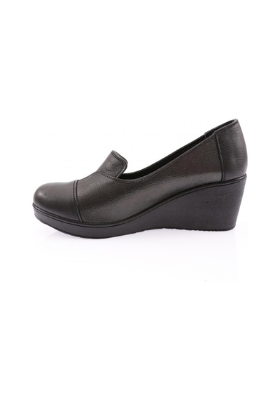Dgn 6005-22k Kadin Comfort Ayakkabi 6005-2106-R1673 Siyah Simli