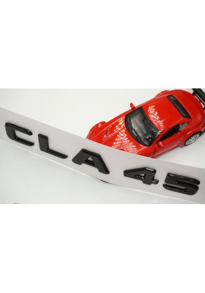 CLA 45 Bagaj Parlak Siyah ABS 3M 3D Yazı Logo
