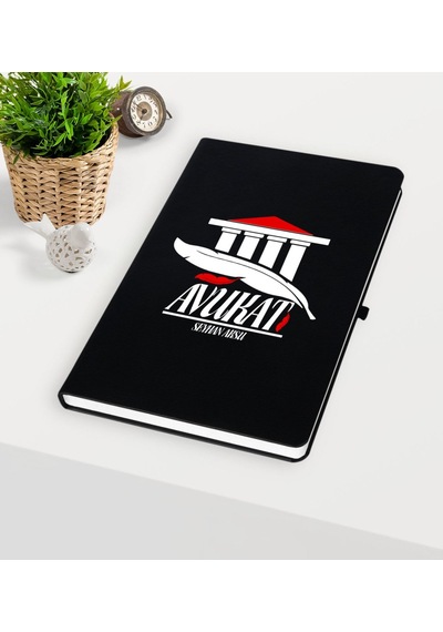 Kişiye Özel Avukat Temalı Siyah Defter - 3
