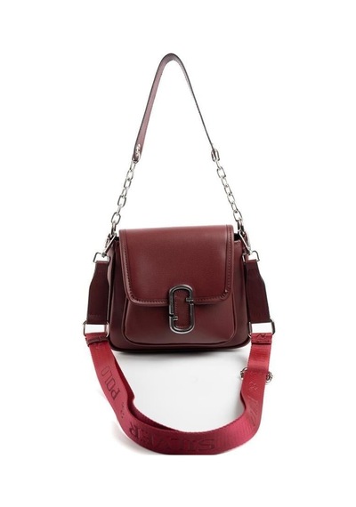 Silver Polo Sp1147 Kadın Omuz Çantası Düz Bordo-bordo