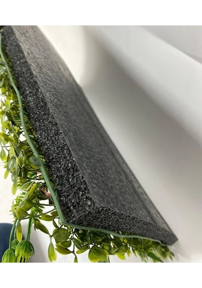 Rüzgar Yapay Çiçekçilik 60x40 Yeşil Duvar Uygulaması Yeşil
