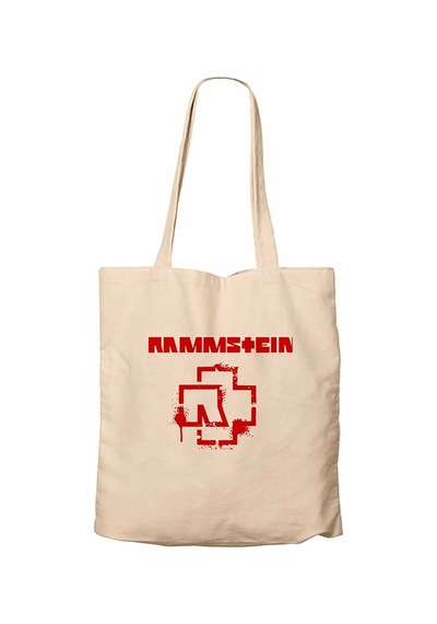 Rammstein Fly Krem Kanvas Bez Çanta Krem