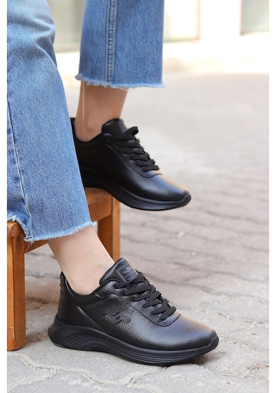 Jump Comfort Cilt Rahat Taban Unisex Sneaker Spor Ayakkabı 867800000742 01 Siyah Siyah