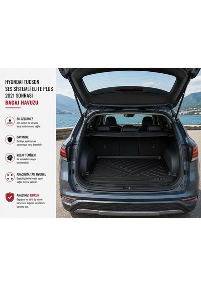 Hyundai Tucson 2021 Sonrası Elite Plus Ses Sistemli Bagaj Havuzu