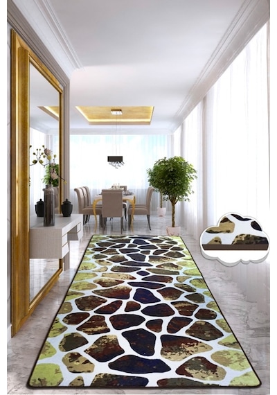 Roche Gold Yolluk 80X150 Cm Yolluk Halı Kaymaz Kesme
