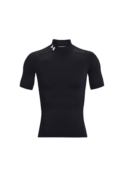 Under Armour Ua Hg Armour Comp Mock Ss Erkek Antrenman Tişörtü 1372586-001 Siyah