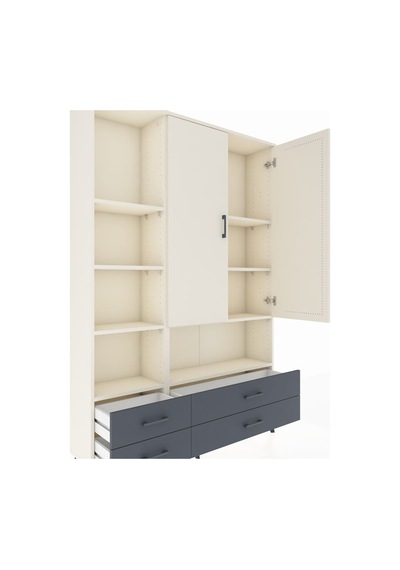 Arges Dolap 8 Raflı 4 Çekmeceli 2 Kapaklı 132x30x195 Aytaşı-aytaşı/antrasit Aytası/antrasıt Arges Dolap 8 Raflı 4 Çekmeceli 2 Kapaklı 132x30x195 Aytaşı-aytaşı/antrasit Aytası/antrasıt