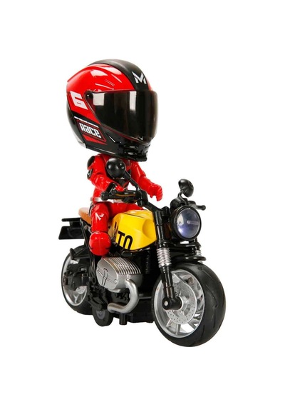 1:12 Sesli Ve Işıklı Latte Die Cast Çek Bırak Motosiklet Ve Tamir Atölyesi Seti Çok Renkli
