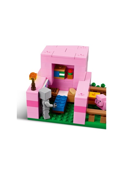 Lego Minecraft Yavru Domuz Evi 21268 - 7 Yaş & Üzeri Video Oyunu Seven Çocuklar İçin Yaratıcı Oyuncak Yapım Seti 238 Parça