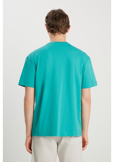 Wrangler Erkek T Shirt Mw7nm203877577 Yeşil Yeşil