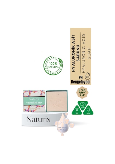 Naturix Hyaluronik Asit İçerikli Sabun 125 G