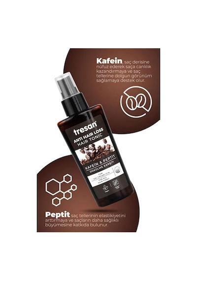 Tresan Kafein Peptit Dökülme Karşıtı Saç Toniği 125 ML