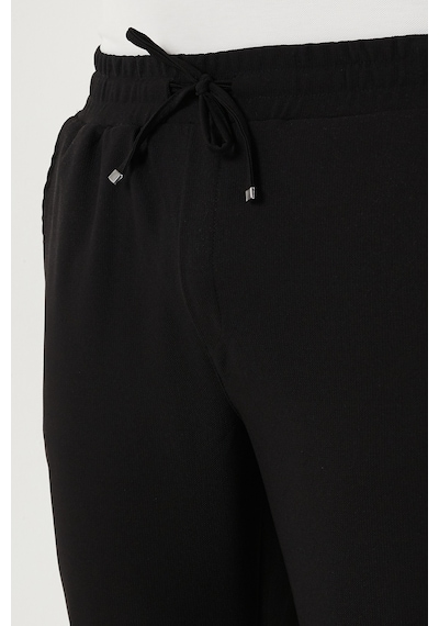 Buratti Streç Regular Fit Normal Bel Düz Paça Jogger Erkek Pantolon Cf25617953 Siyah
