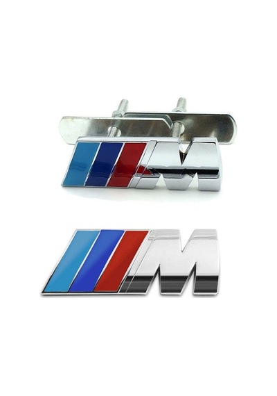 Bmw M Logo Metal Amblem - Bmw M Vidalı Panjur Arması