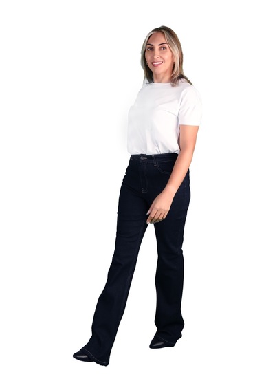 Kadın Geniş Paça Kot Pantolon 001
