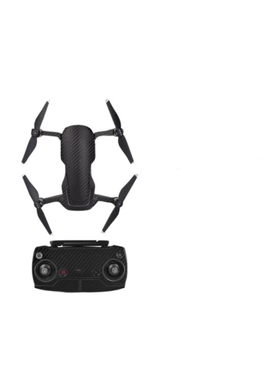 DJI Mavic Air için Siyah Karbon Grain Su Geçirmez Pvc Cilt Çıkart