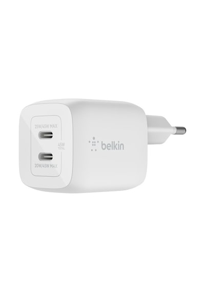Belkin Dual Usb C 45w Şarj Cihazı Beyaz