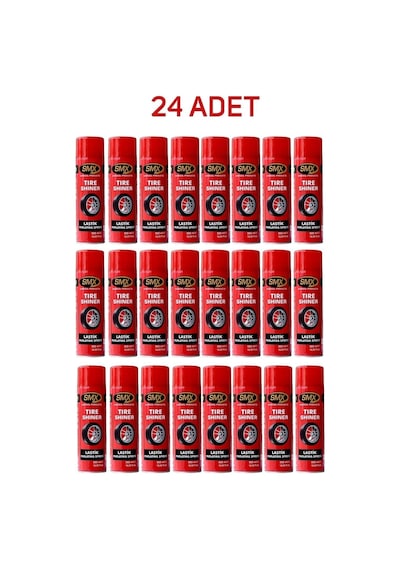 Lastik Parlatma Spreyi 500 Ml 1 Koli 24 Adet