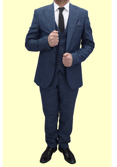 Duayen Dmctekstil Erkek Duayen-047 Kırçıllı Desenli İtalyan Kesim Dar Kalıp Çift Düğmeli Yelekli Takım Elbise Parlament Duayen Dmctekstil Erkek Duayen-047 Kırçıllı Desenli İtalyan Kesim Dar Kalıp Çift Düğmeli Yelekli Takım Elbise Parlament