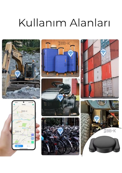 Apple Uyumlu AirTag Manyetik Kılıf 2'li Paket